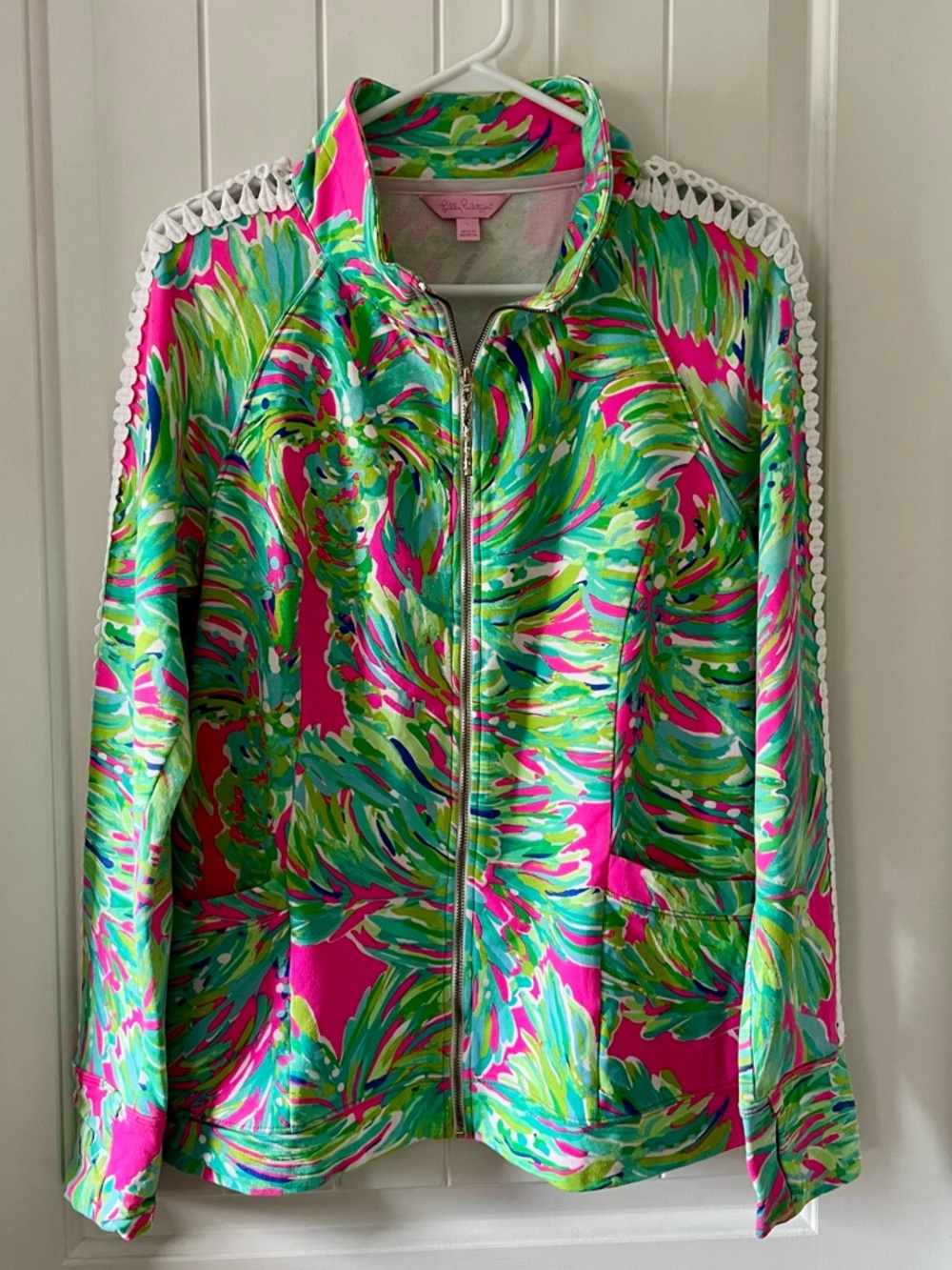 Lilly Pulitzer Full Zip - L - Picture 2 of 7